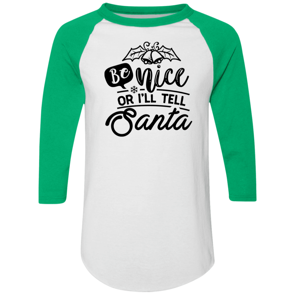 Be Nice 4420 Colorblock Raglan Jersey