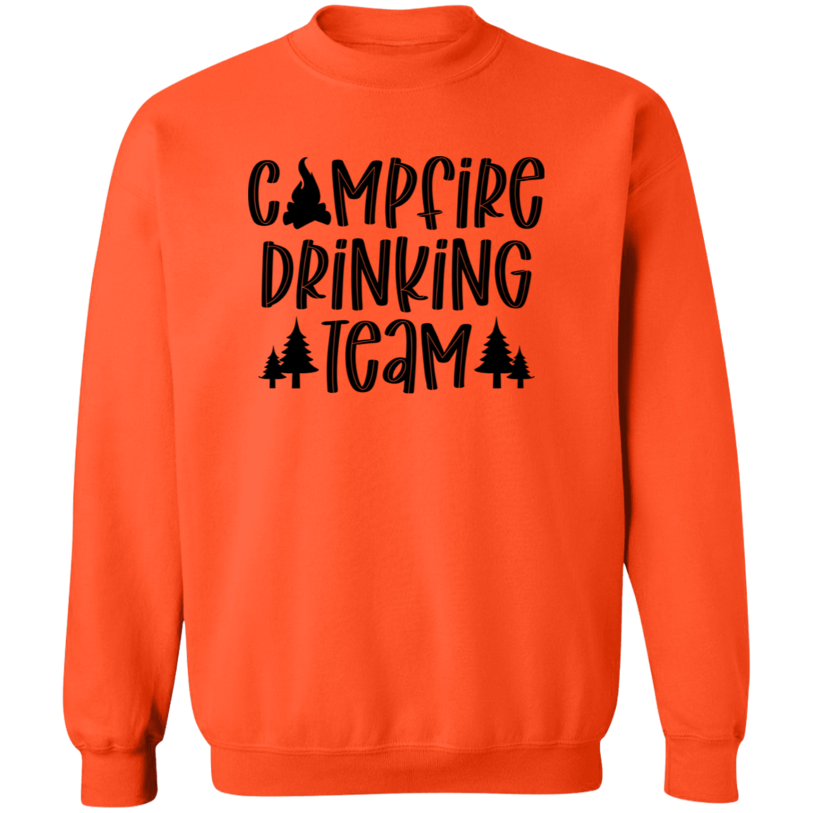 Campfire Drinking Team 2 B G180 Crewneck Pullover Sweatshirt