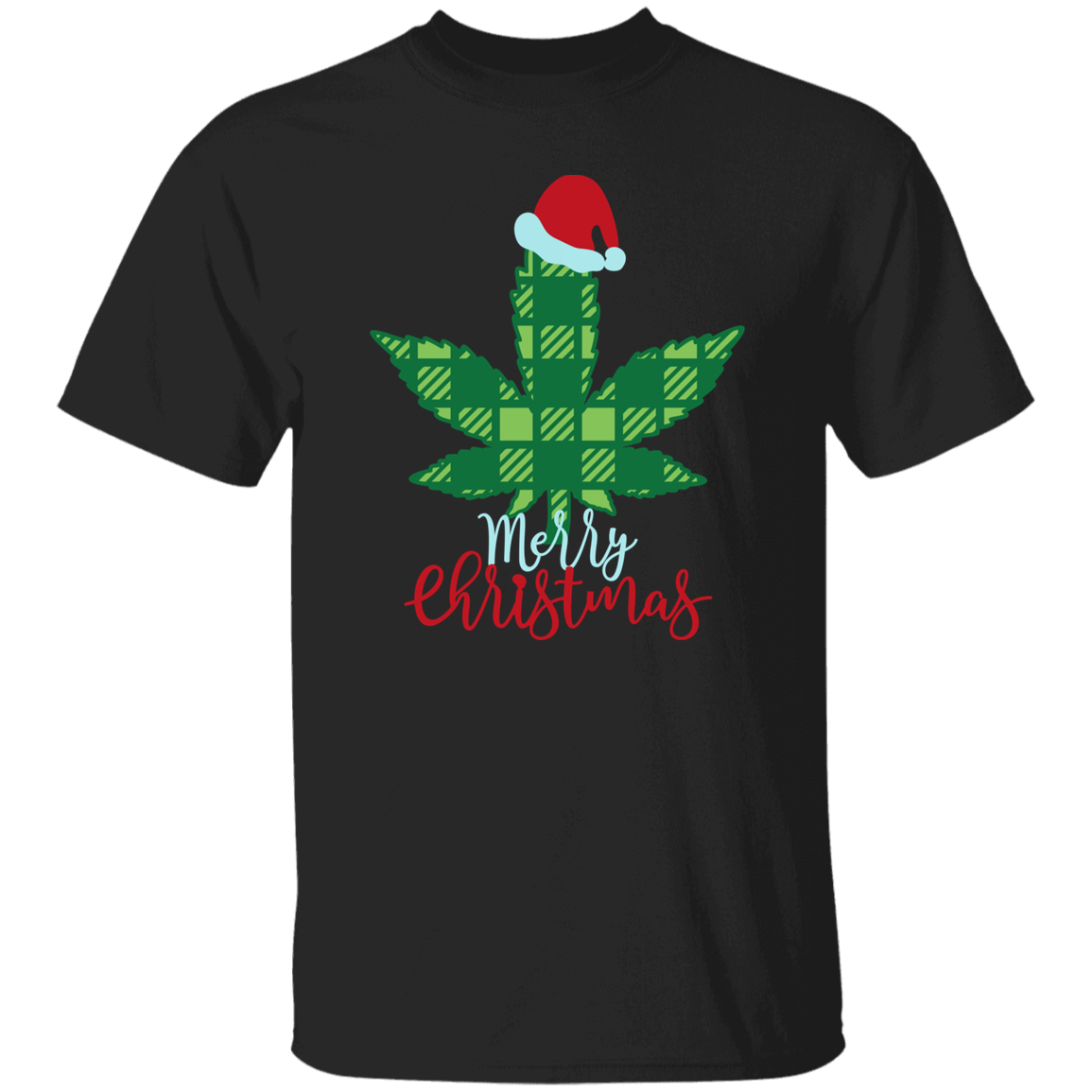 Weed Merry Christmas G500 5.3 oz. T-Shirt