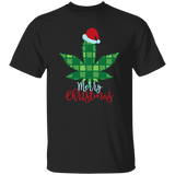 Weed Merry Christmas G500 5.3 oz. T-Shirt