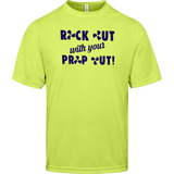 ***2 SIDED***  HRCL FL - Navy Rock Out with your Prop Out - - 2 Sided - UV 40+ Protection TT11 Team 365 Mens Zone Tee