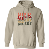 Merry Christmas Retro Wave G185 Pullover Hoodie
