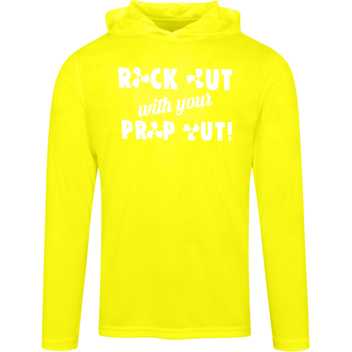 ***2 SIDED***  HRCL FL - Rock Out with your Prop Out - TT41 Team 365 Mens Zone Hooded Tee