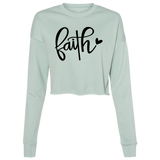 Faith 1 B7503 Ladies' Cropped Fleece Crew