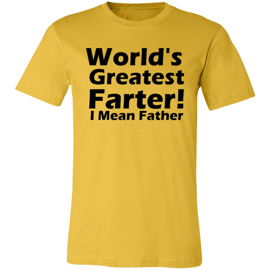 World's Greatest Farter 3001C Unisex Jersey Short-Sleeve T-Shirt