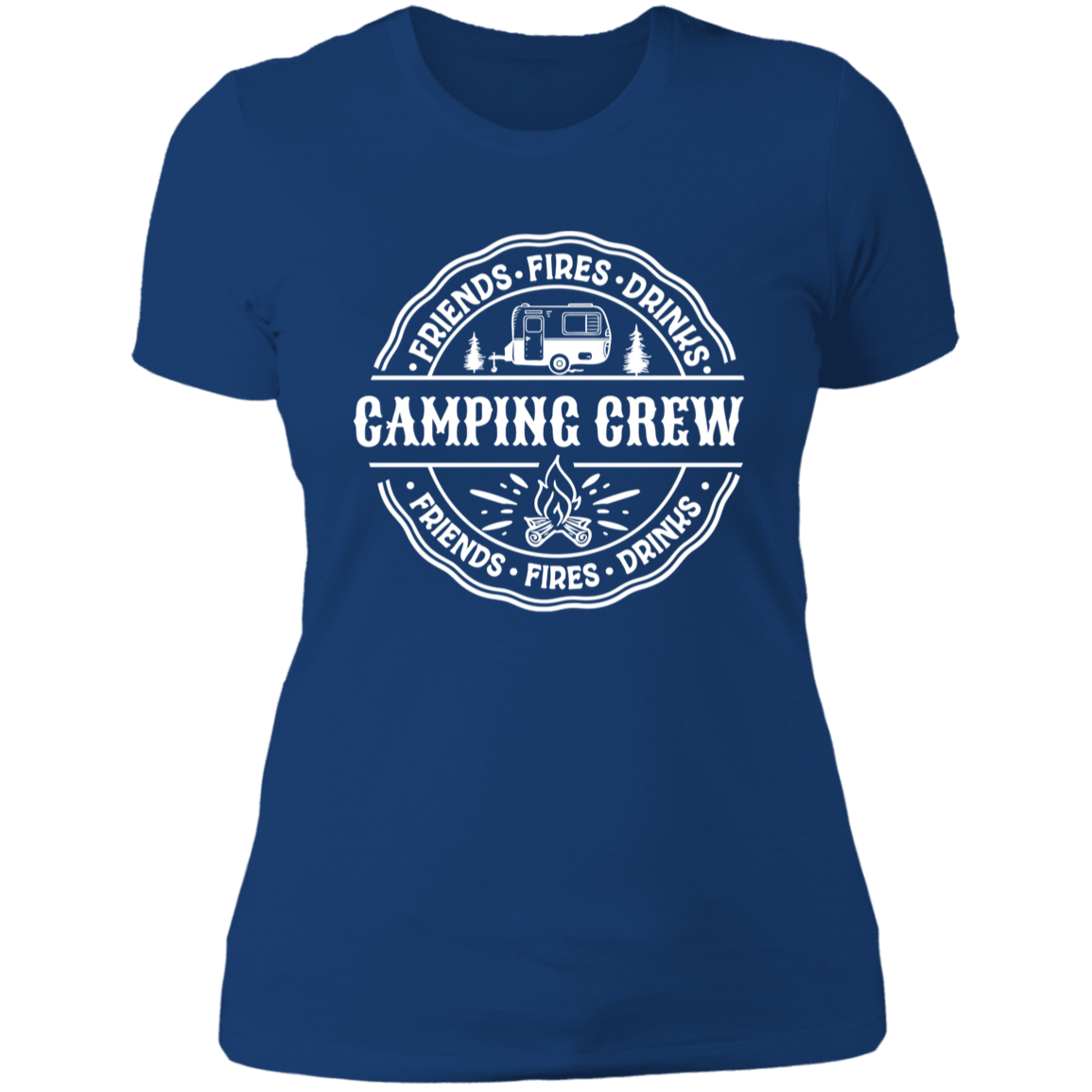 Camping Crew W NL3900 Ladies' Boyfriend T-Shirt