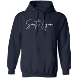 South Lyon Skinny 1 White G185 Gildan Pullover Hoodie