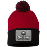 PAC 3D B & W SP15 Pom Pom Knit Cap - Patch