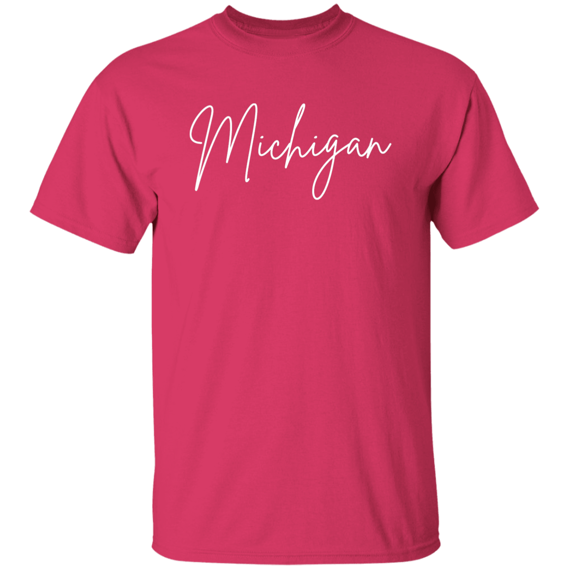 Michigan Skinny 1 White G500 5.3 oz. T-Shirt