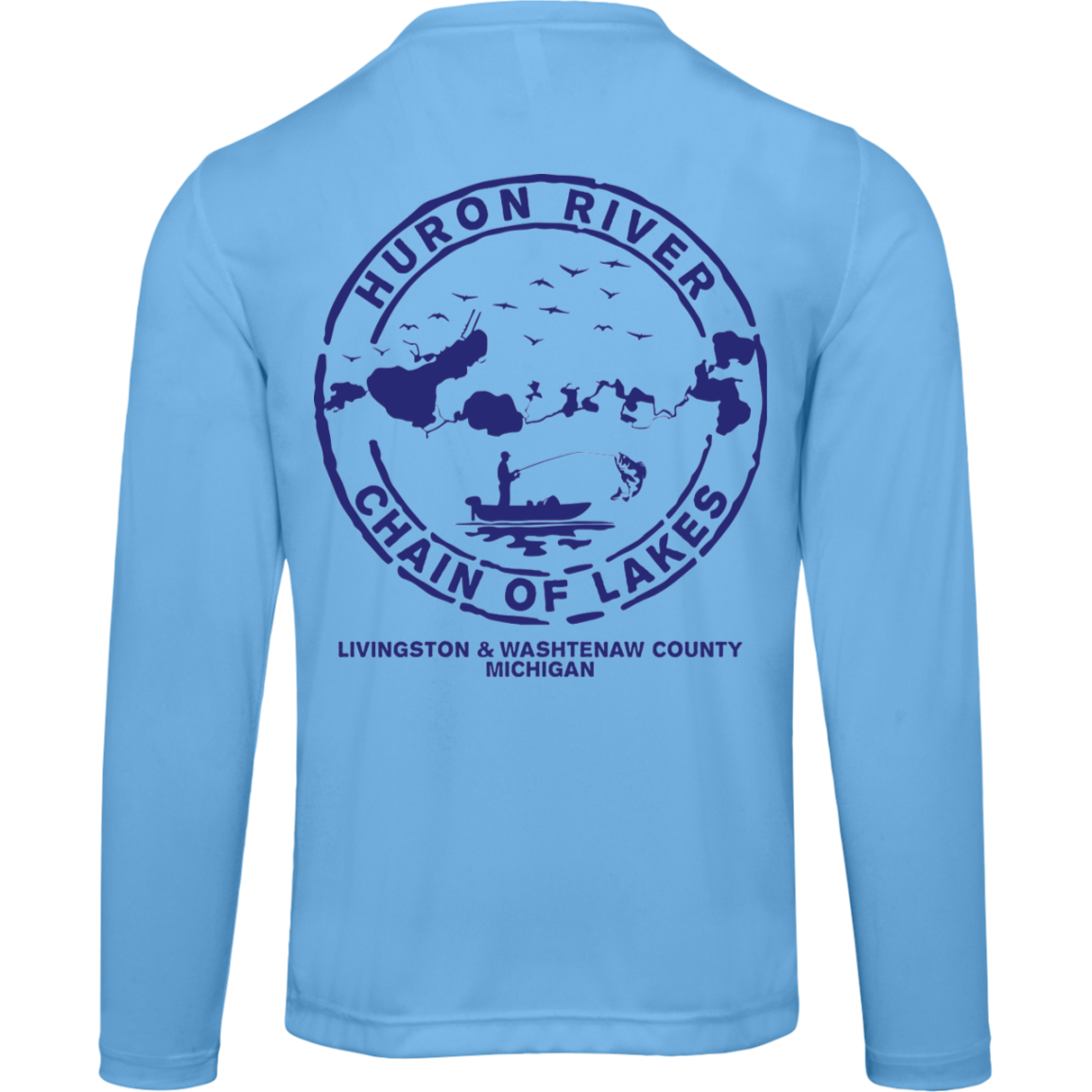 ***2 SIDED***  HRCL FL - Keeping it Reel - 2 Sided - UV 40+ Protection TT11L Team 365 Mens Zone Long Sleeve Tee