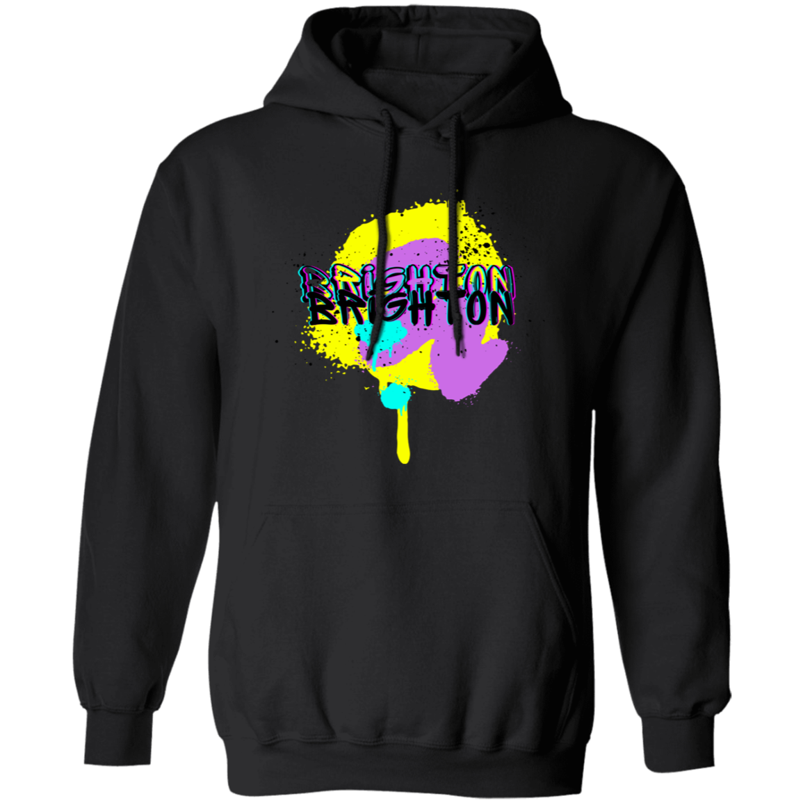 Brighton Graffiti G185 Gildan Pullover Hoodie