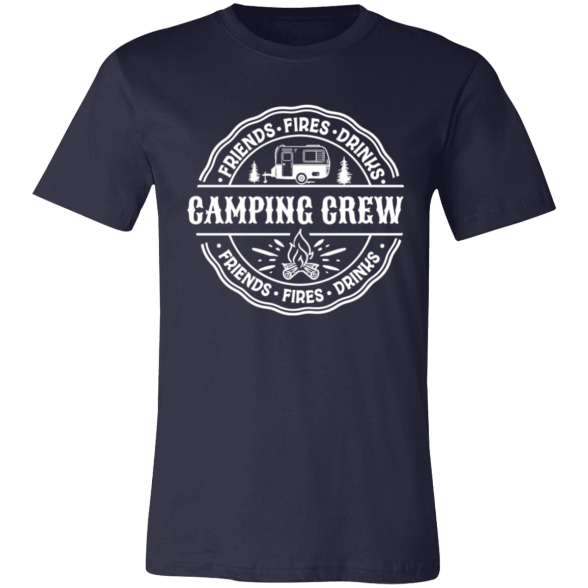 Camping Crew W 3001C Unisex Jersey Short-Sleeve T-Shirt