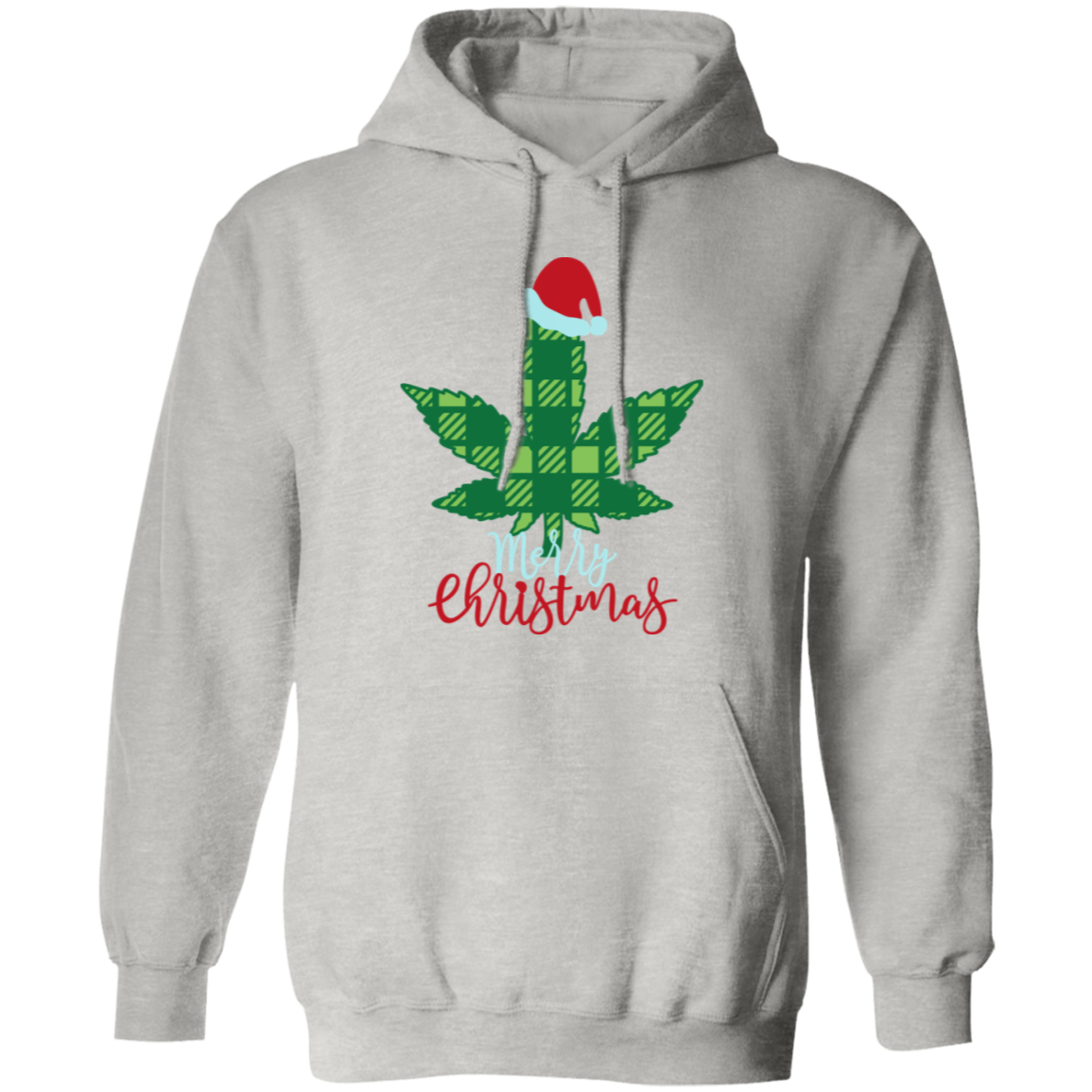 Weed Merry Christmas G185 Pullover Hoodie