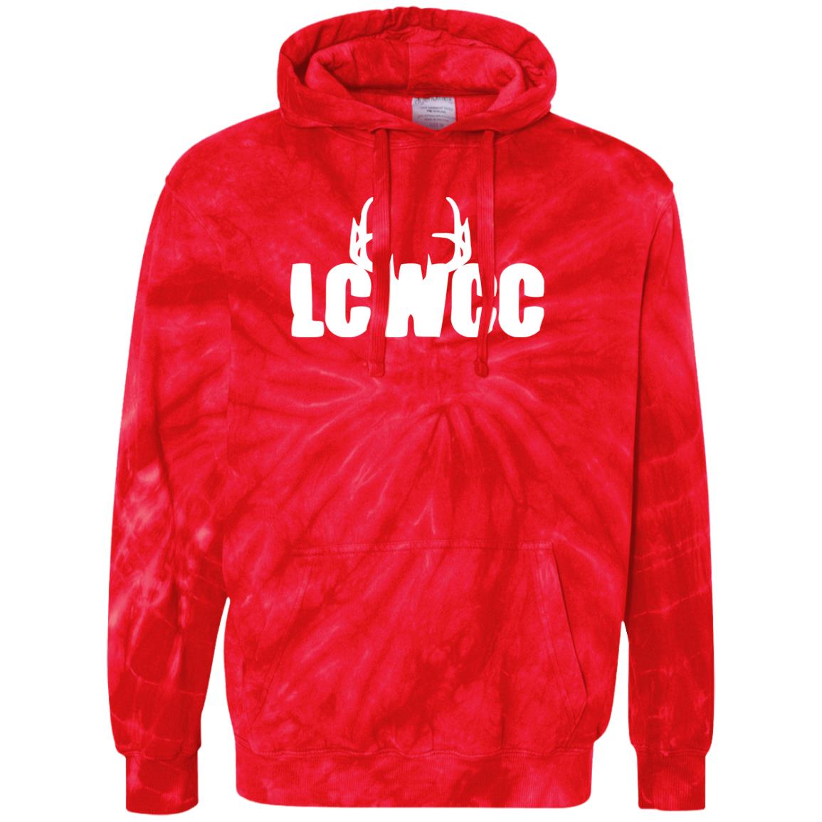 LCWCC Rack Logo - White CD877 Unisex Tie-Dyed Pullover Hoodie