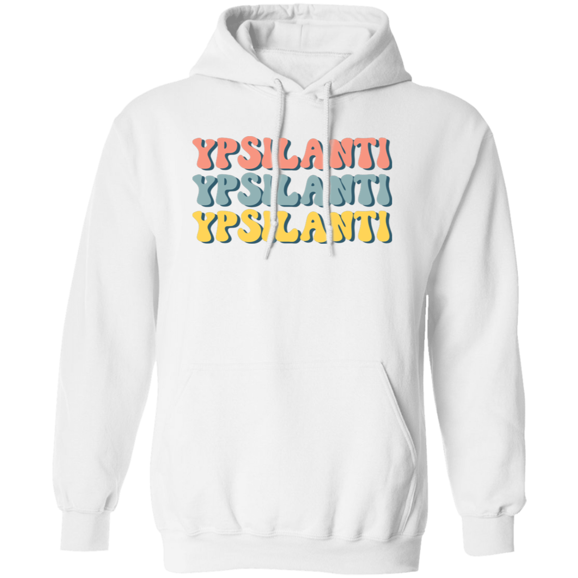 Ypsilanti Retro G185 Gildan Pullover Hoodie