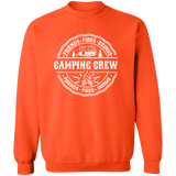 Camping Crew W G180 Crewneck Pullover Sweatshirt