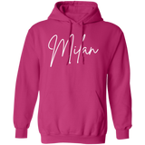 Milan Skinny 1 White G185 Gildan Pullover Hoodie