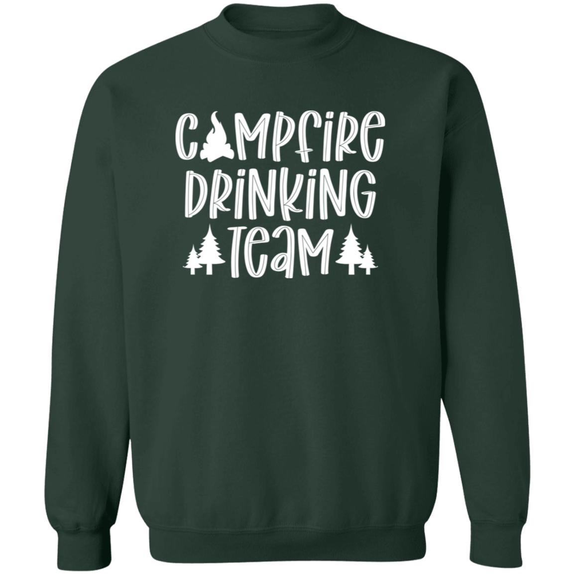 Campfire Drinking Team 2 W G180 Crewneck Pullover Sweatshirt