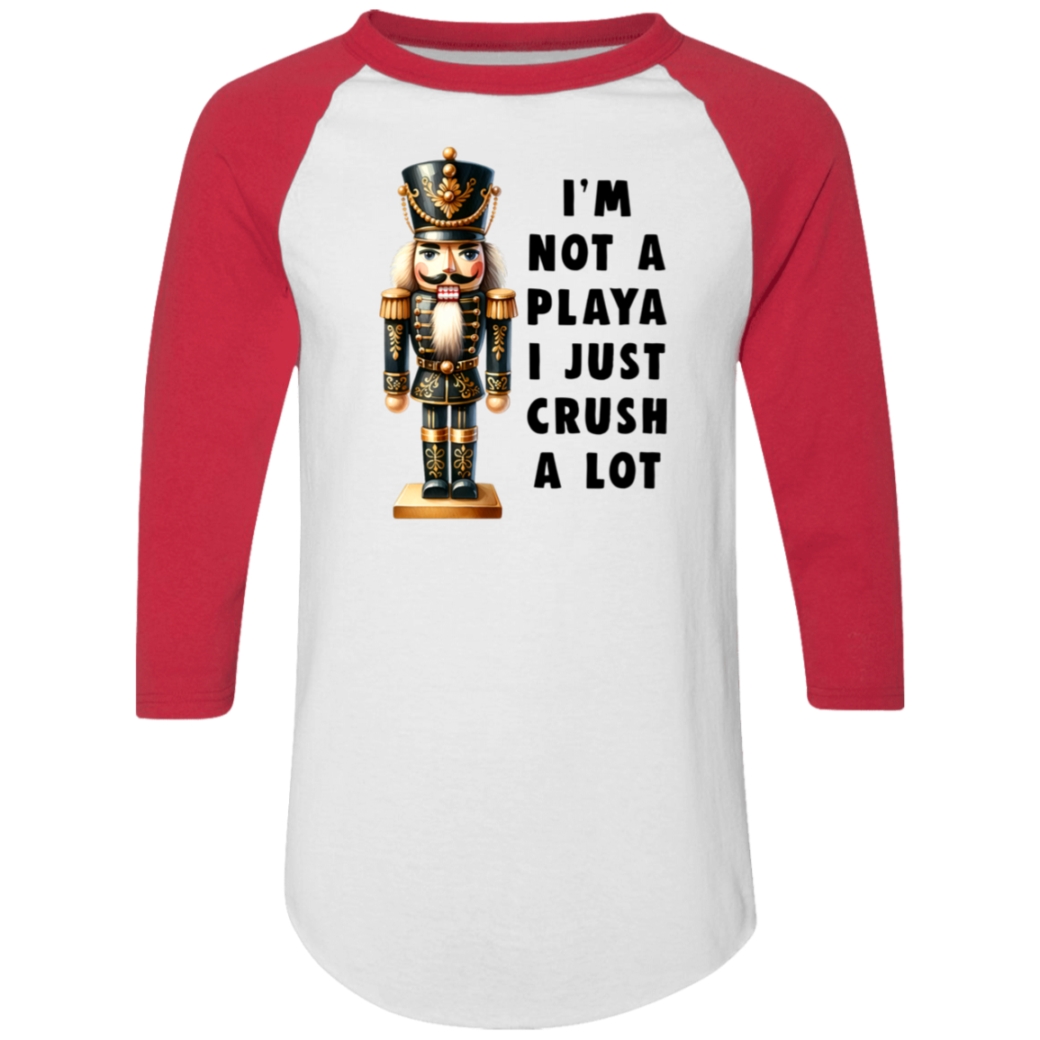 I'M Not A Playa 4420 Colorblock Raglan Jersey