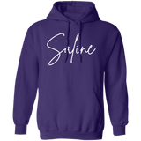 Saline Skinny 1 White G185 Gildan Pullover Hoodie