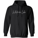 Whitmore Lake Skinny 1 White G185 Gildan Pullover Hoodie
