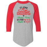 Serial Killer Christma 4420 Colorblock Raglan Jersey