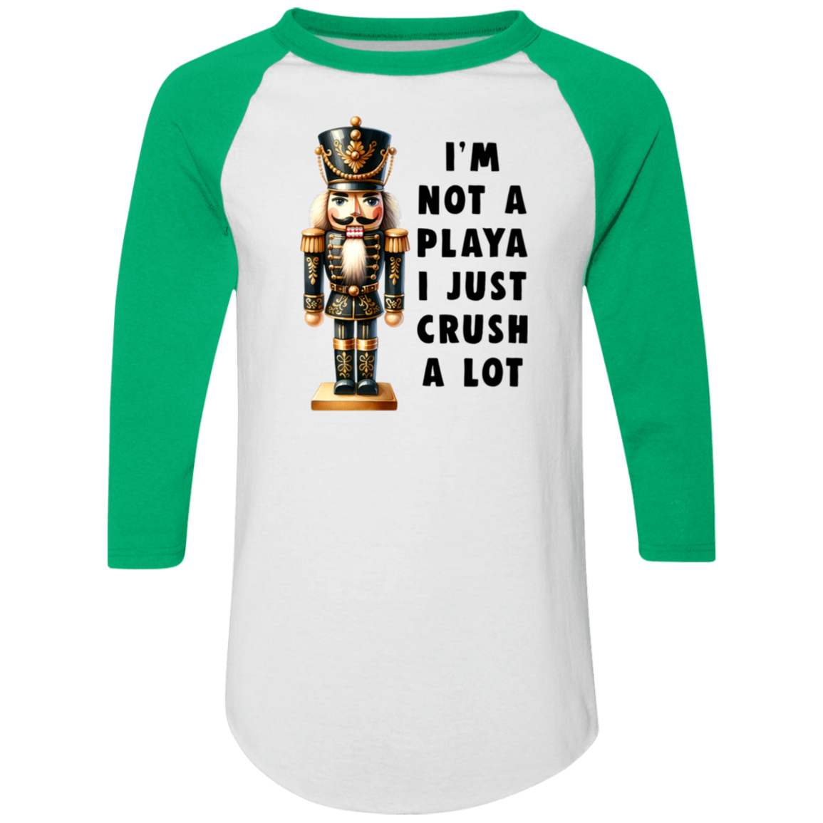 I'M Not A Playa 4420 Colorblock Raglan Jersey