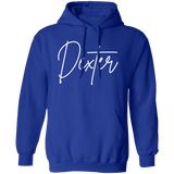 Dexter Skinny 1 White G185 Gildan Pullover Hoodie