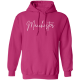 Manchester Skinny 1 White G185 Gildan Pullover Hoodie