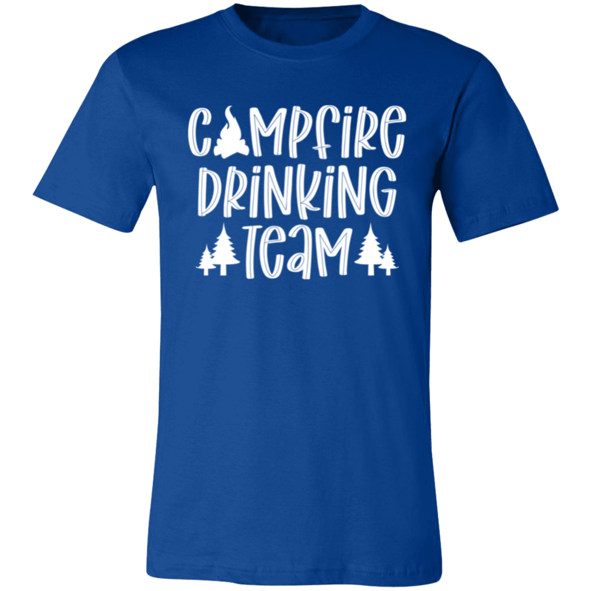 Campfire Drinking Team 2 W 3001C Unisex Jersey Short-Sleeve T-Shirt