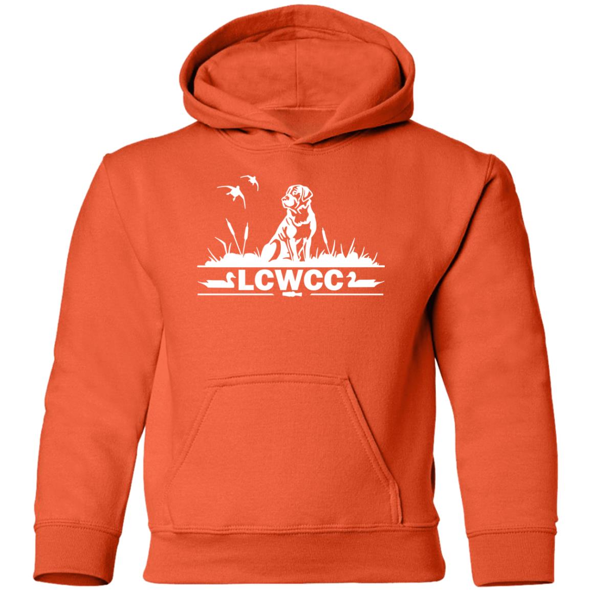 LCWCC Dog - White G185B Youth Pullover Hoodie