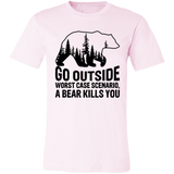 Go Outside 3001C Unisex Jersey Short-Sleeve T-Shirt