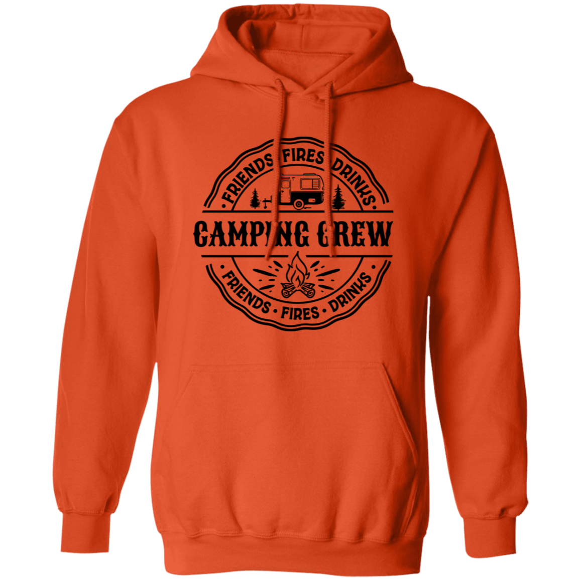 Camping Crew B G185 Pullover Hoodie