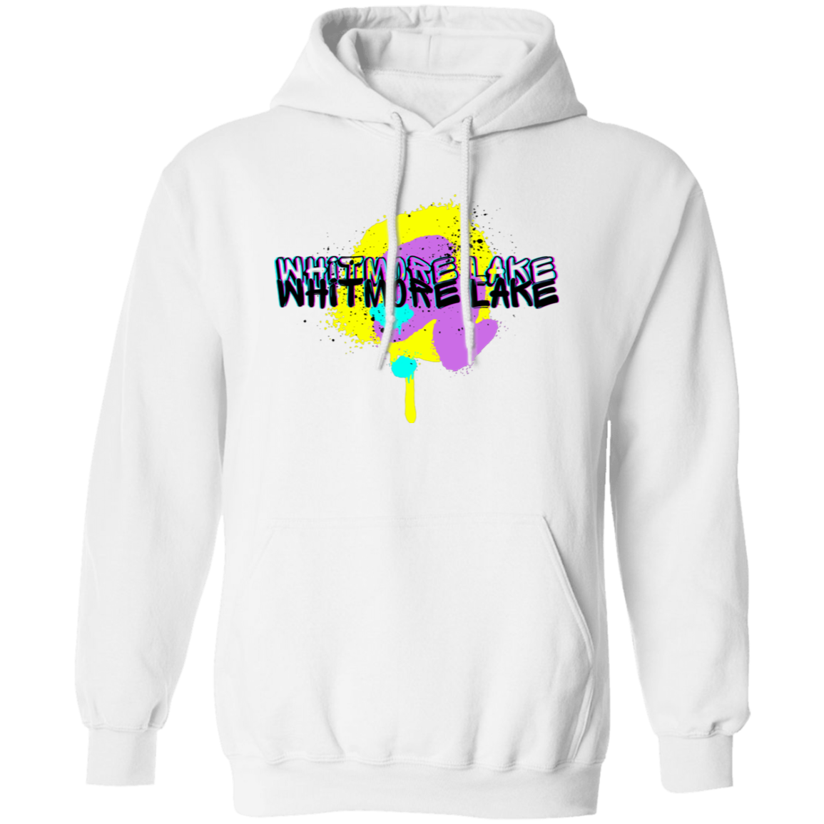 Whitmore Lake Graffiti G185 Gildan Pullover Hoodie