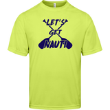 ***2 SIDED***  HRCL FL - Navy Lets Get Nauti - - 2 Sided - UV 40+ Protection TT11 Team 365 Mens Zone Tee