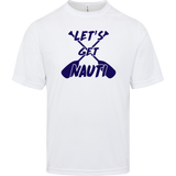 ***2 SIDED***  HRCL FL - Navy Lets Get Nauti - - 2 Sided - UV 40+ Protection TT11 Team 365 Mens Zone Tee