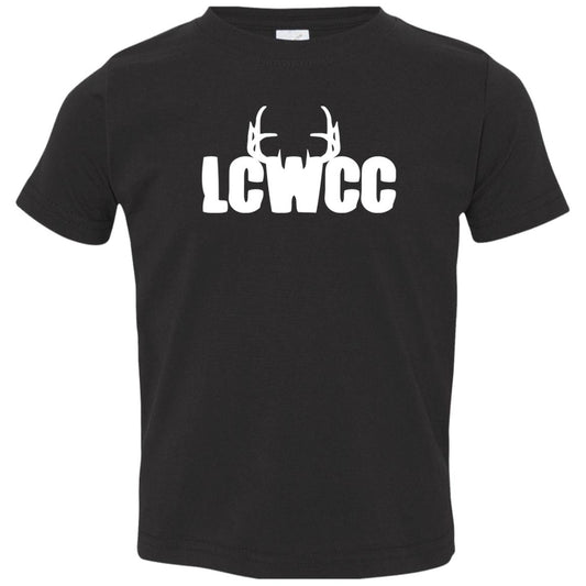 LCWCC Rack Logo - White 3321 Toddler Jersey T-Shirt