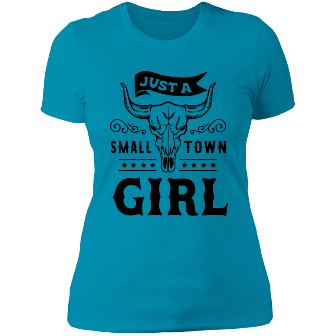 Just A Small Town Girl 1 NL3900 Ladies' Boyfriend T-Shirt