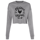 Chicken Whisperer B7503 Ladies' Cropped Fleece Crew