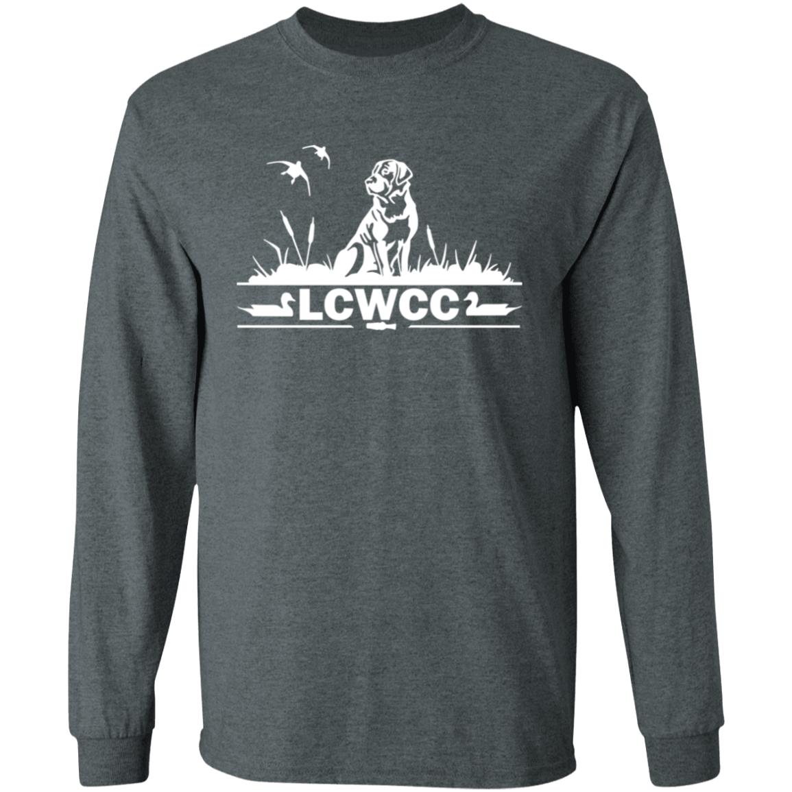 LCWCC Dog - White G540 LS T-Shirt 5.3 oz.