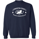 LCWCC Original - White G180 Crewneck Pullover Sweatshirt