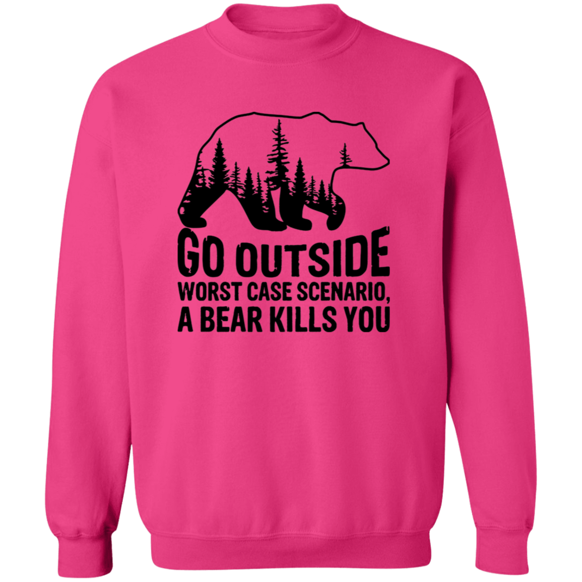 Go Outside G180 Crewneck Pullover Sweatshirt