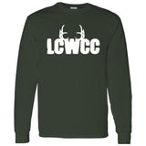 LCWCC Rack Logo - White G540 LS T-Shirt 5.3 oz.