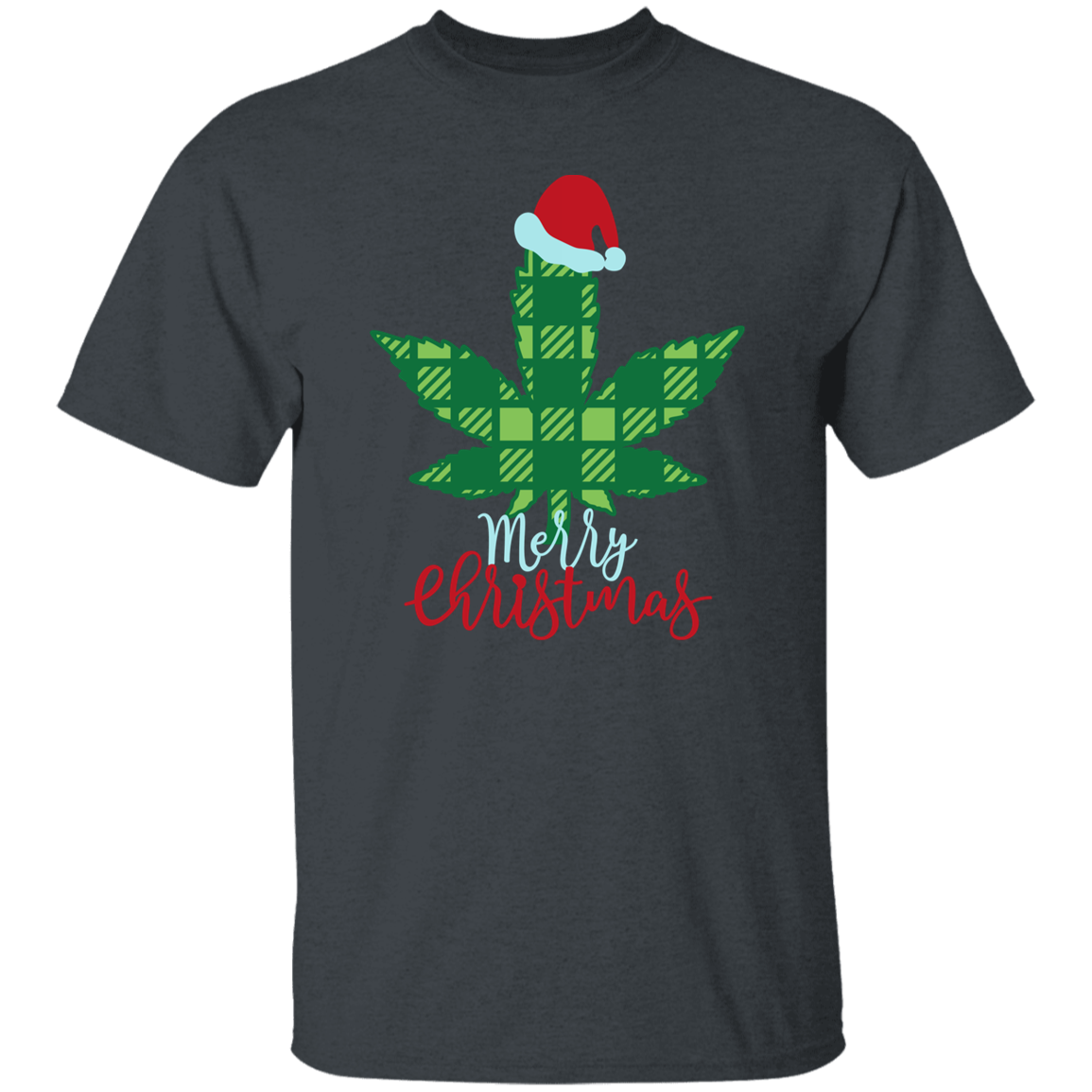 Weed Merry Christmas G500 5.3 oz. T-Shirt