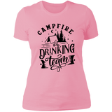 Campfire Drinking Team 1 B NL3900 Ladies' Boyfriend T-Shirt