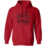 Nice With A Hint Of Naughty G185 Pullover Hoodie