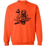 Hunting Dog 3 G180 Crewneck Pullover Sweatshirt