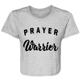 Prayer Warrior B8882 Ladies' Flowy Cropped Tee