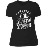 Campfire Drinking Team 1 W NL3900 Ladies' Boyfriend T-Shirt