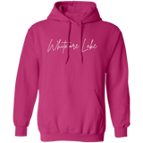 Whitmore Lake Skinny 1 White G185 Gildan Pullover Hoodie